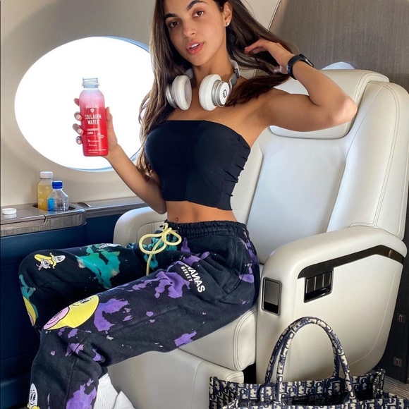 Bananas monkey tie dye sweatpants small - Picture 3 of 9